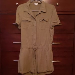 Loft Army Green Romper